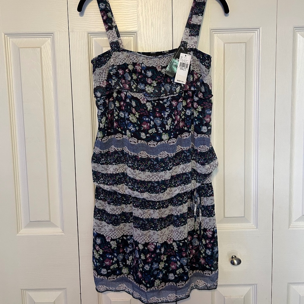 BCX NWT Lined Print Dress.  Womens Small.